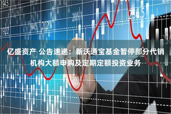 亿盛资产 公告速递：新沃通宝基金暂停部分代销机构大额申购及定期定额投资业务