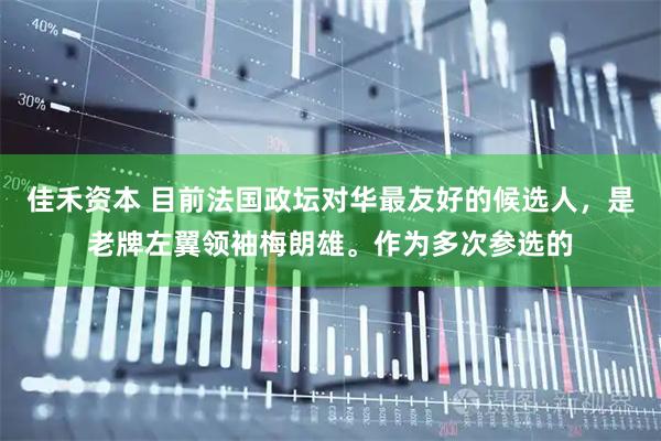 佳禾资本 目前法国政坛对华最友好的候选人，是老牌左翼领袖梅朗雄。作为多次参选的